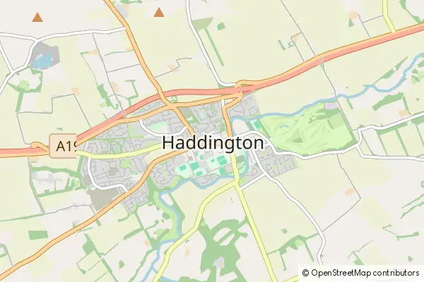 Karte Haddington