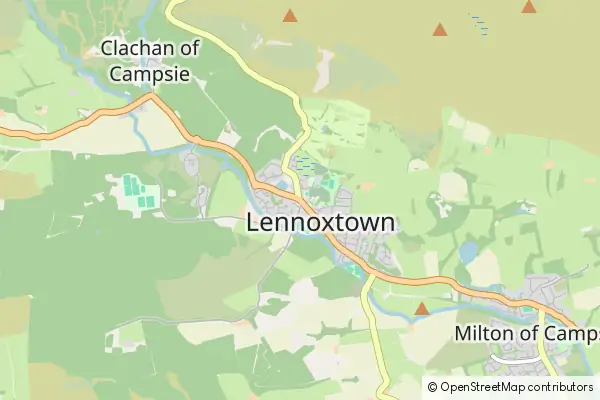 Karte Lennoxtown