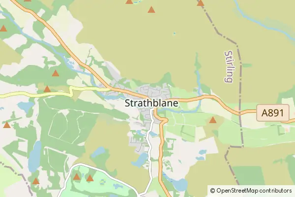 Karte Strathblane