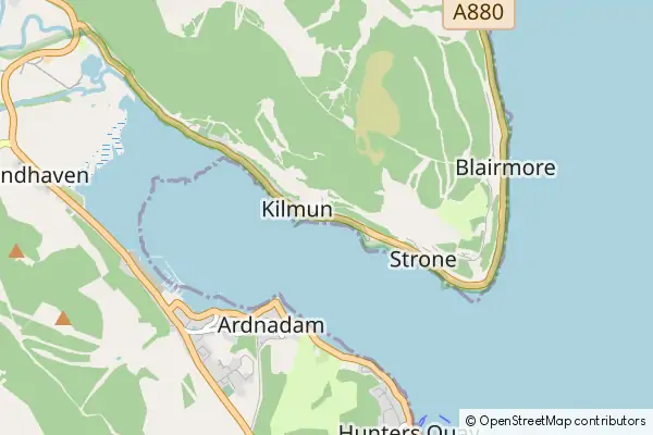 Karte Kilmun