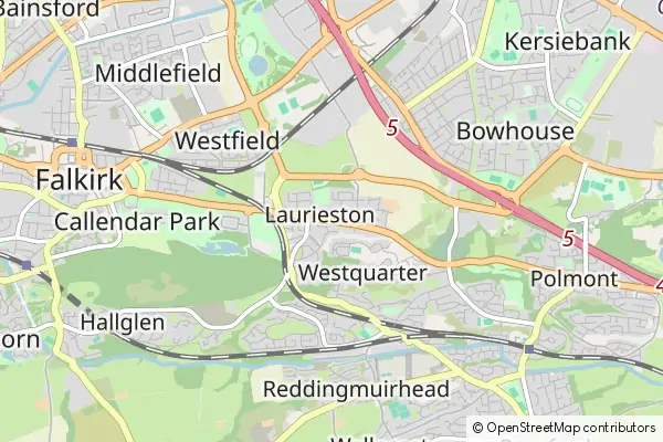 Karte: Laurieston • © OpenStreetMap contributors Karte Laurieston