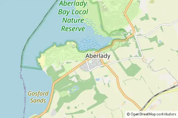 Karte Aberlady