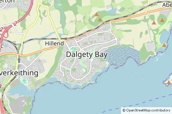 Karte Dalgety Bay