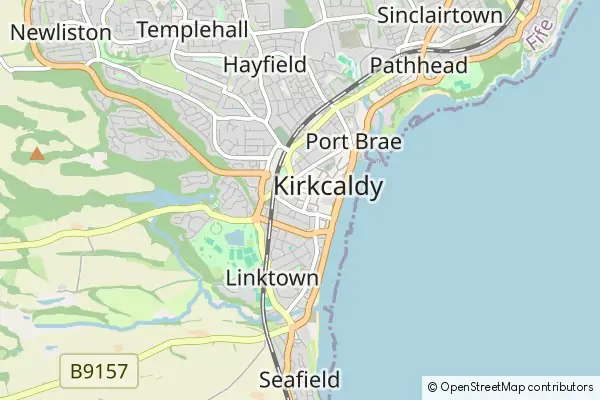 Karte Kirkcaldy