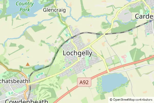 Karte Lochgelly