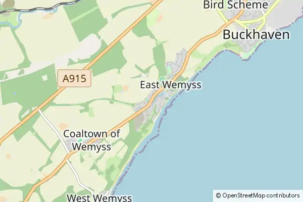Karte East Wemyss