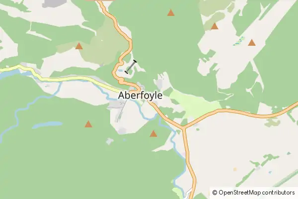 Karte Aberfoyle