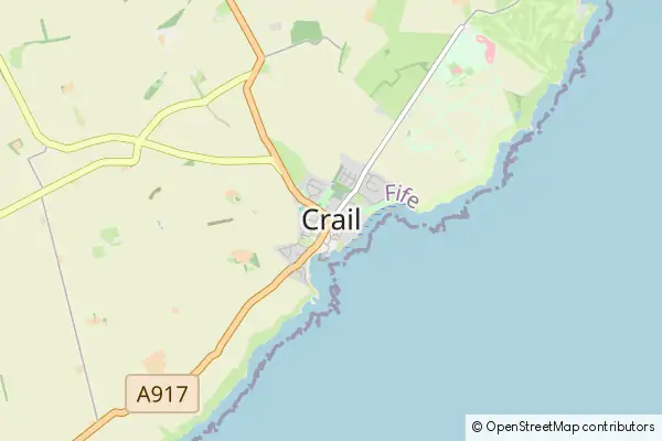 Karte Crail