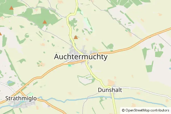 Karte: Auchtermuchty • © OpenStreetMap contributors Karte Auchtermuchty