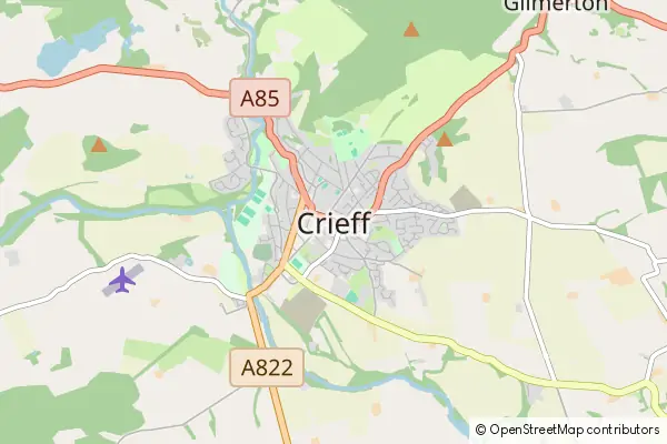 Karte Crieff