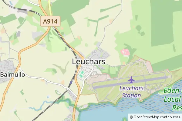Karte Leuchars