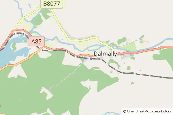 Karte Dalmally