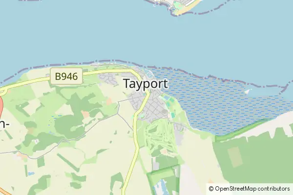 Karte Tayport