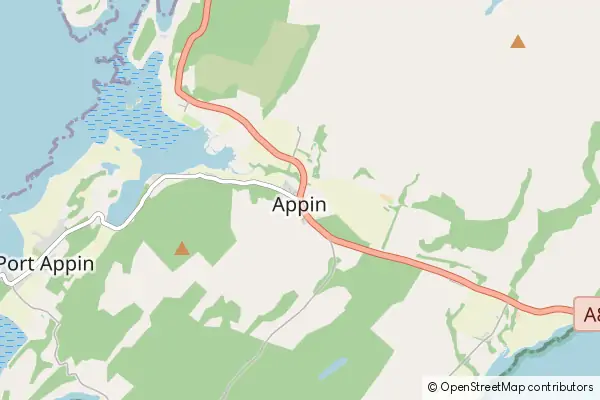 Karte Appin