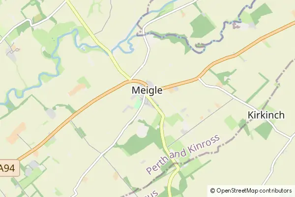 Karte Meigle