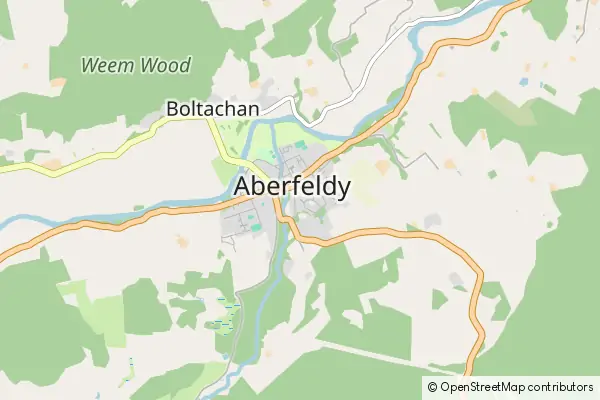Karte Aberfeldy