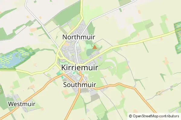 Karte: Kirriemuir • © OpenStreetMap contributors Karte Kirriemuir