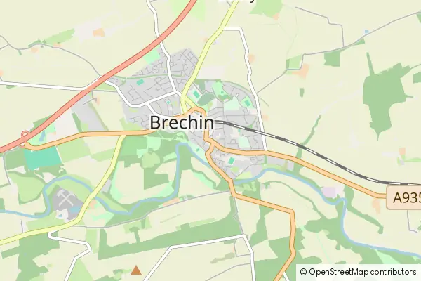 Karte Brechin