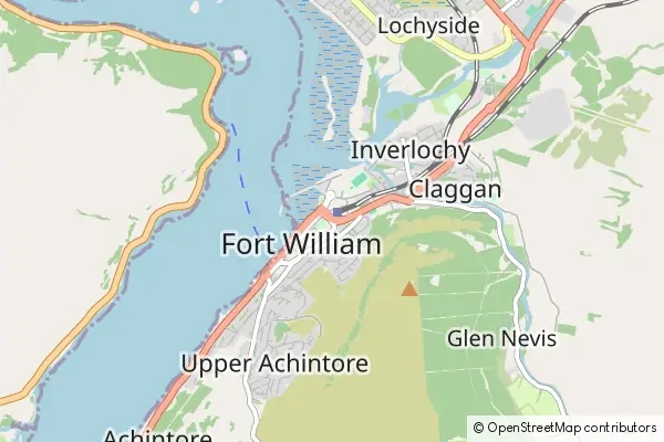 Karte Fort William