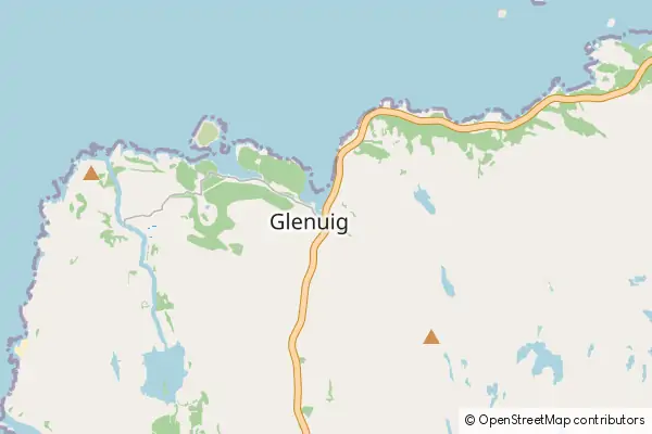 Karte Glenuig