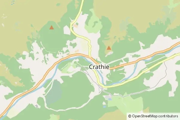 Karte Crathie