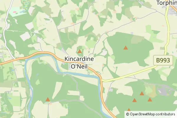 Karte Kincardine O'Neil