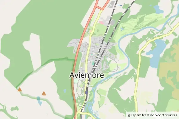 Karte Aviemore