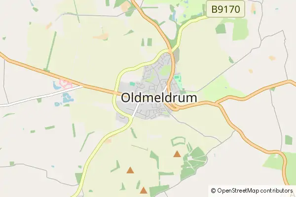 Karte Oldmeldrum