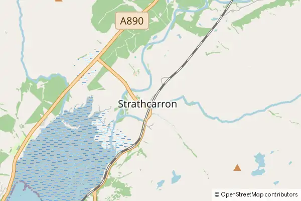 Karte Strathcarron