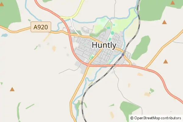 Karte Huntly