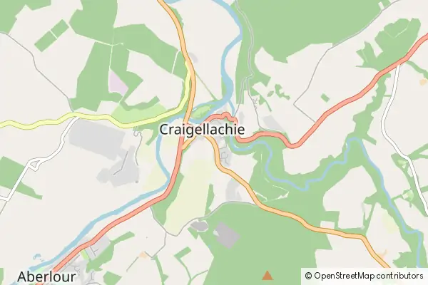 Karte Craigellachie