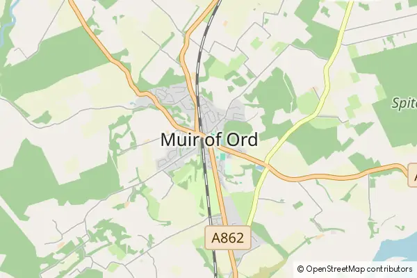 Karte Muir of Ord