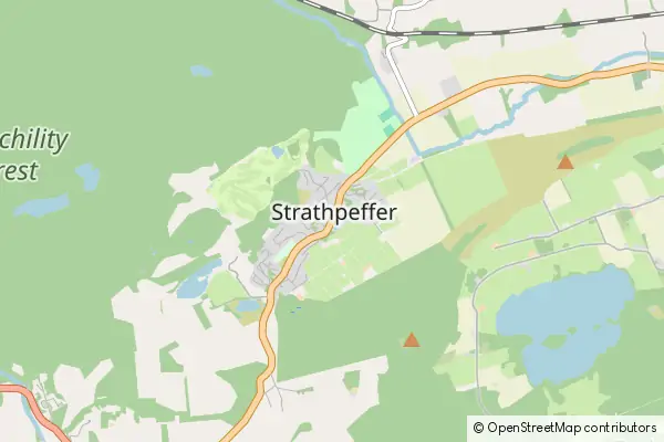 Karte Strathpeffer