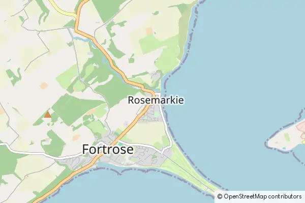 Karte Rosemarkie