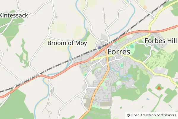 Karte Forres