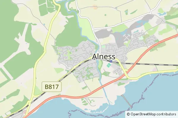 Karte: Alness • © OpenStreetMap contributors Karte Alness