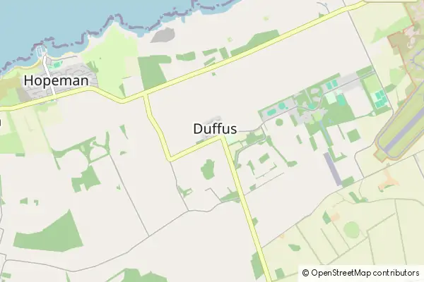 Karte Duffus