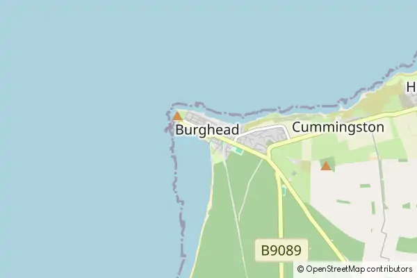 Karte Burghead