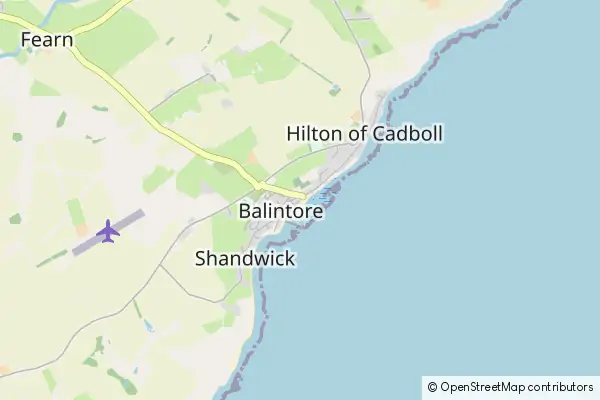 Karte: Balintore • © OpenStreetMap contributors Karte Balintore