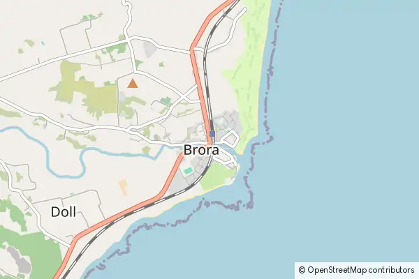 Karte Brora