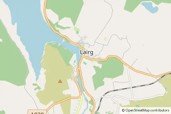 Karte Lairg