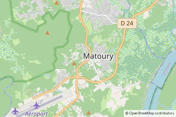 Karte Matoury