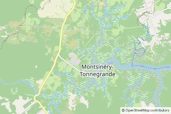 Karte Montsinéry-Tonnegrande