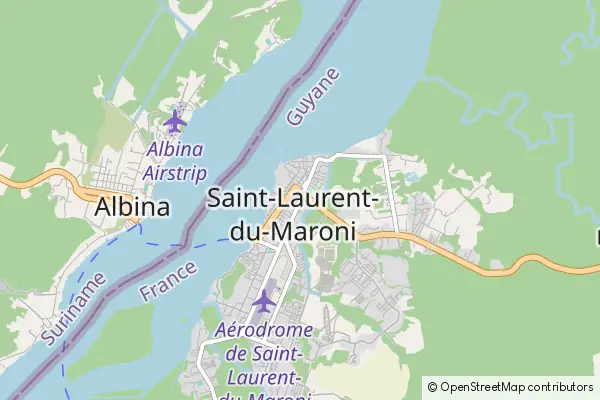Karte Saint-Laurent-du-Maroni