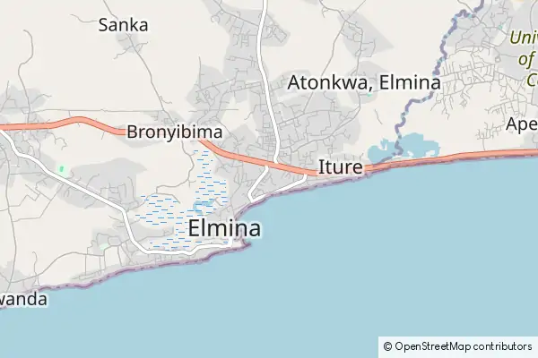 Karte Elmina