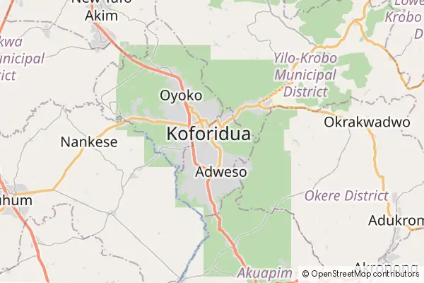 Karte Koforidua