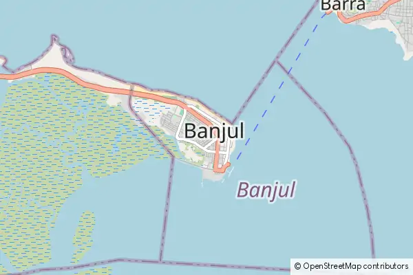 Karte Banjul