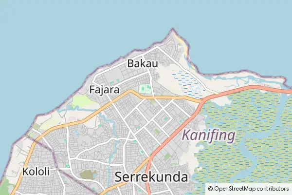 Karte: Bakau • © OpenStreetMap contributors Karte Bakau