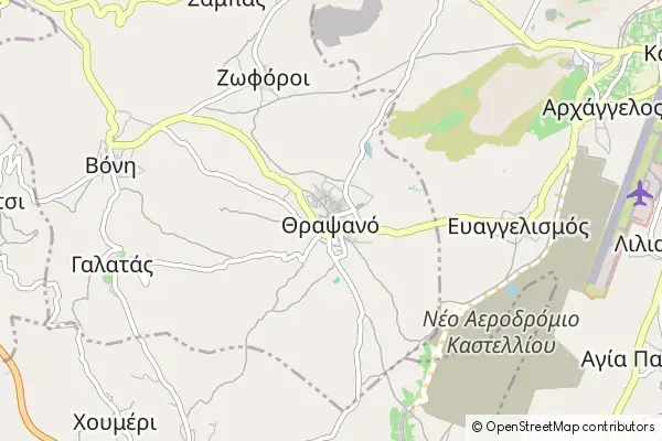 Karte Thrapsano