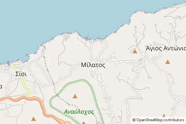 Karte Mílatos